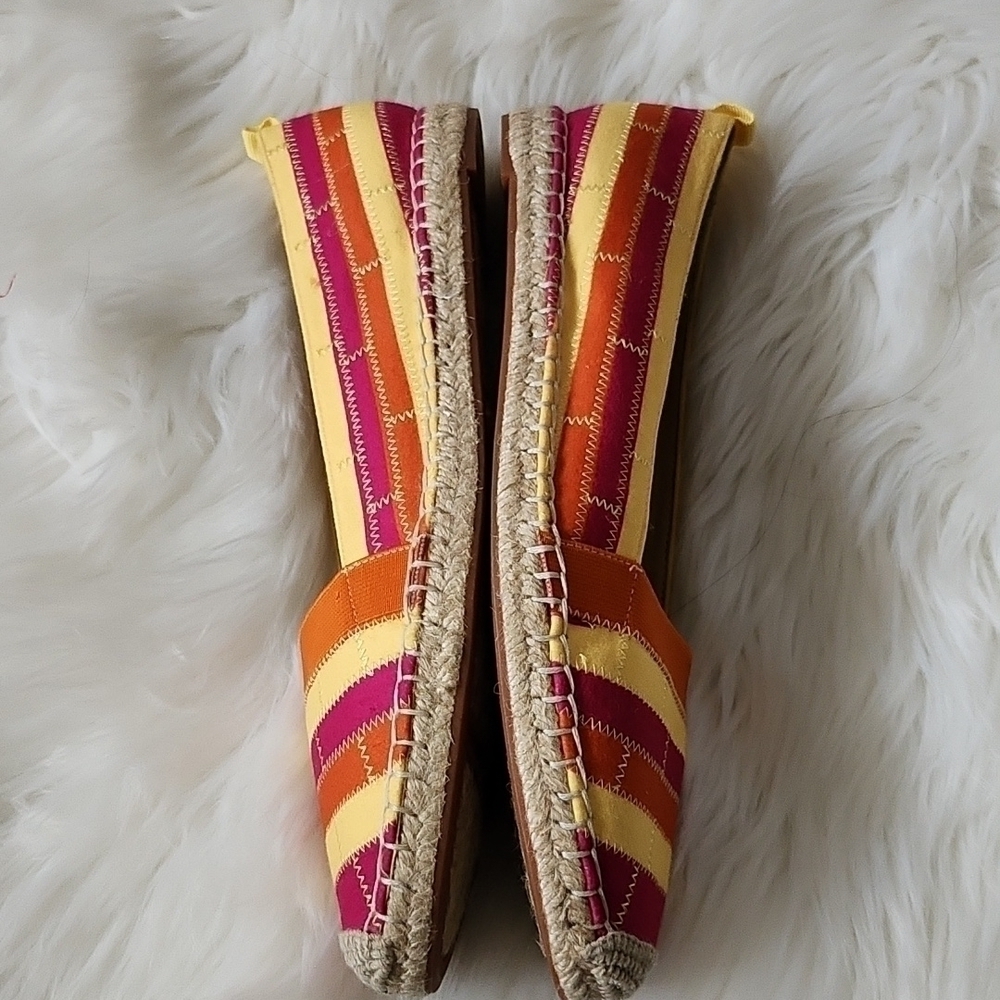 Adrienne Vittadini multicolored striped espadrilles NWOT - Picture 8 of 13